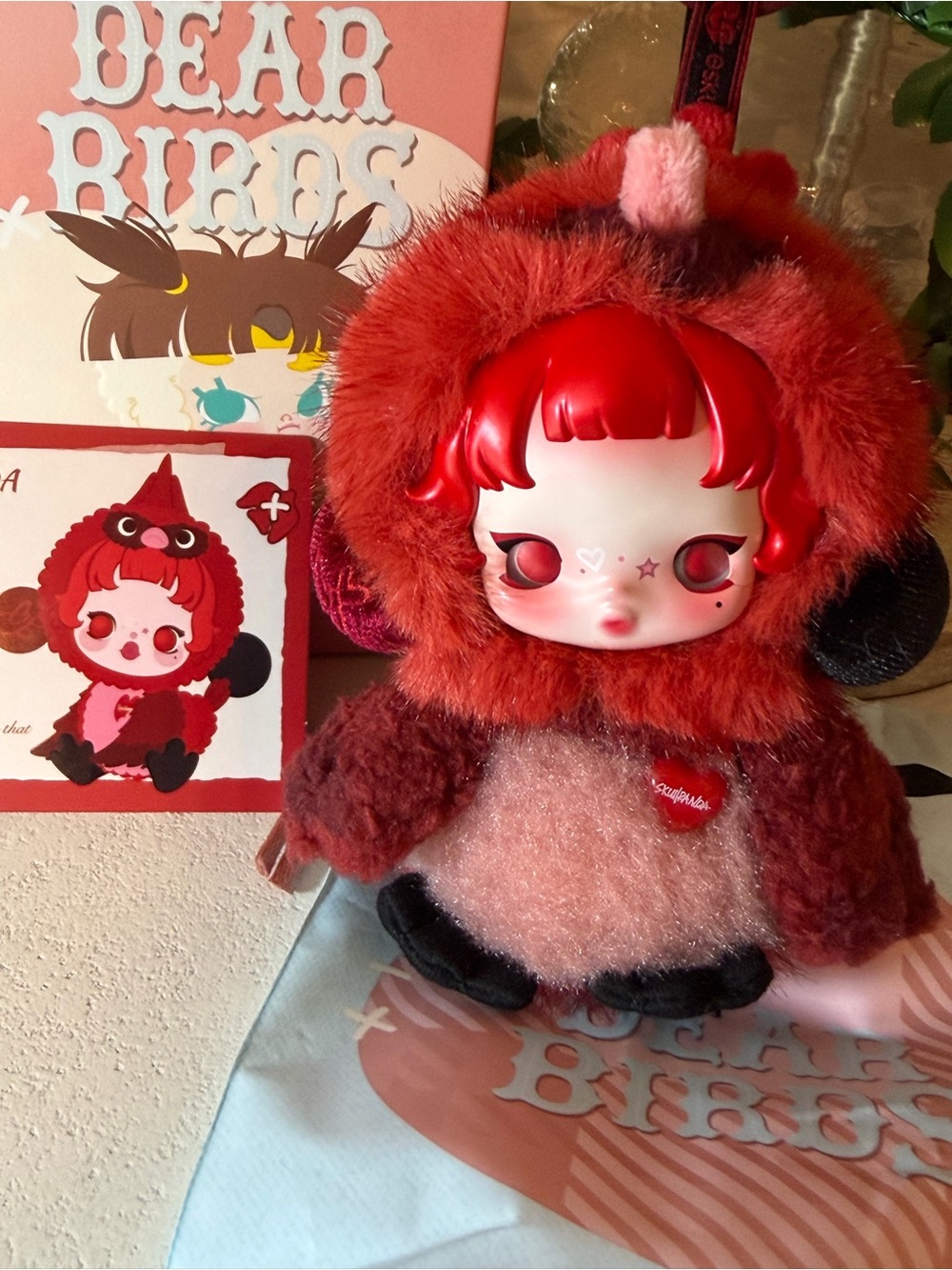 Pop Mart Skullpanda Dear Birds Plush Pendant - Picture 3 of 10